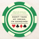 Recherche de poker dessous de verres Vert