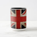 Recherche de drapeau grunge tasses Le royaume uni