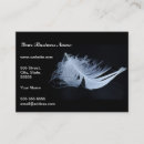 Recherche de plume blanche cartes visite Plumes