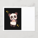 Recherche de panda drôle cartes postales Mignon
