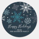 Recherche de blue snowflake autocollants Noël