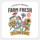 Zoek naar nostalgie stickers Bloemen