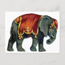 Recherche de éléphant vintage cartes postales Animal