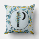 Recherche de lettre p coussins Moderne