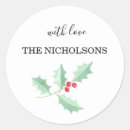 Recherche de houx de noël autocollants Baies