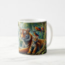 Recherche de peintures de jungle tasses Tigre