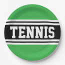 Recherche de tennis assiettes en papier Blanc