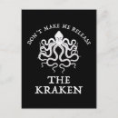 Recherche de monstre de tentacule cartes postales Tentacules