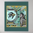 Zoek naar art deco kat posters Voor kattenliefhebber