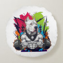 Recherche de muscle coussins Bodybuilder