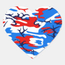 Recherche de camouflage bleu autocollants Rouge blanc et bleu