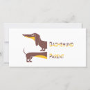 Recherche de dachshund remerciements cartes Chien de saucisse
