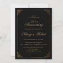 Recherche de 50 ans mariage anniversaire invitations Calligraphie de script