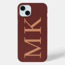 Recherche de laiton iphone coques Monogramme