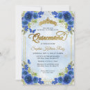 Recherche de bleu royal marine invitations Quinceañera
