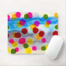 Recherche de pois bleu tapis souris Coloré