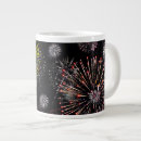 Recherche de nouvel an tasses Feux d'artifice
