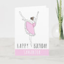 Recherche de ballerina anniversaire cartes Tutu
