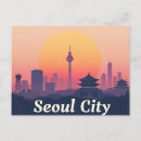 Recherche de sud coréen cartes postales Séoul