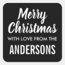 Recherche de noël moderne autocollants Blanc