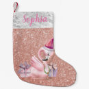 Recherche de or chaussette de noël Rose