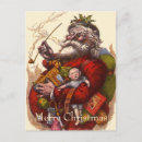 Recherche de tuyau vintage cartes postales Santa claus