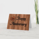 Recherche de 5ème anniversaire de mariage cartes Bois