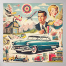 Recherche de kitsch vintage posters Collage