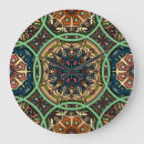 Recherche de mandala coloré horloges Illustration