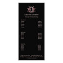 Recherche de rose et noir cartes publicitaires Moderne