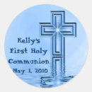 Recherche de premier de communion autocollants Bleu