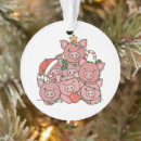 Recherche de porc drôle ornements Noël