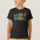 Recherche de évolution de handball tshirts Design