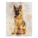 Recherche de peinture berger allemand posters Chiens