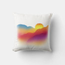 Recherche de paysage abstrait coussins Coloré