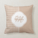 Recherche de pied de poule s coussins Monogramme
