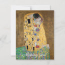 Recherche de peinture de baiser vœux cartes Gustav klimt