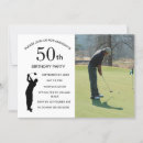 Recherche de pour le papa anniversaire invitations Golfeur