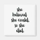 Recherche de lettre magnets Girly