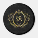 Recherche de cadre rond magnets Monogramme