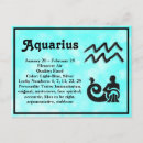 Recherche de horoscopes cartes postales Aquarius