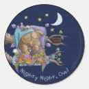 Recherche de hibou noir autocollants Oiseau