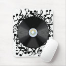 Recherche de disque vinyle tapis souris Notes de musique