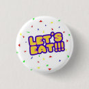 Zoek naar eten buttons Speld