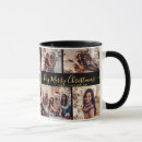 Recherche de noël noir tasses Typographie