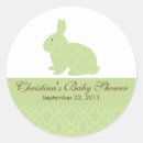 Recherche de lapin bébé autocollants Vert