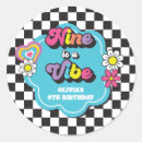 Recherche de anniversaire de disco autocollants Girl