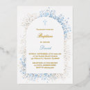 Recherche de bleu bébé baptême invitations Catholique