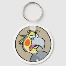 Zoek naar cartoon papegaai sleutelhangers Cockatiel