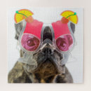 Recherche de bouledogues puzzles Drôle